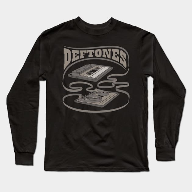 Deftones Exposed Cassette Long Sleeve T-Shirt by Vector Empire